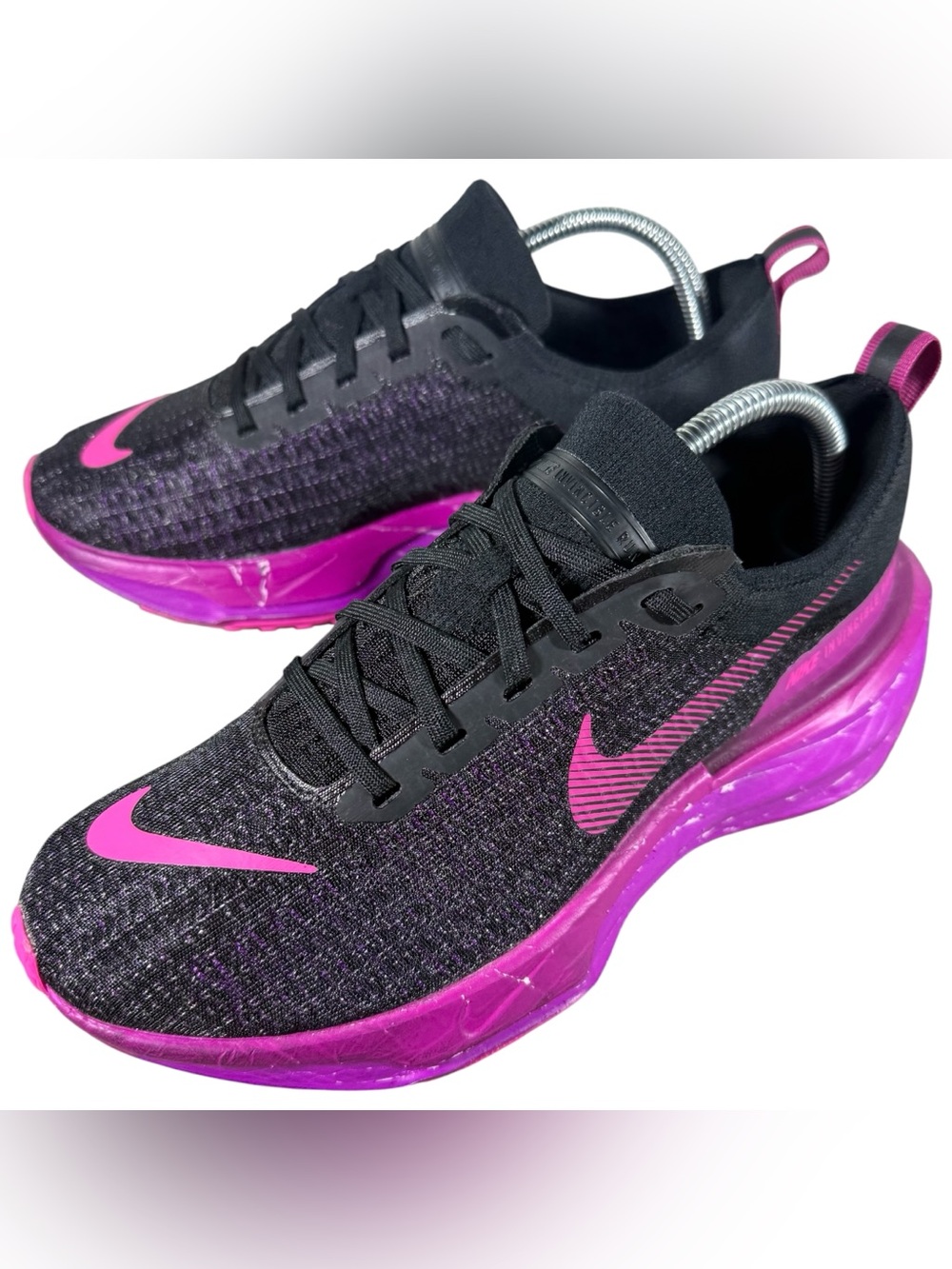 Nike ZoomX Invincible Run FK 3 Shoes Black Laser Fuchsia DR2615-006 Men’s Size 8